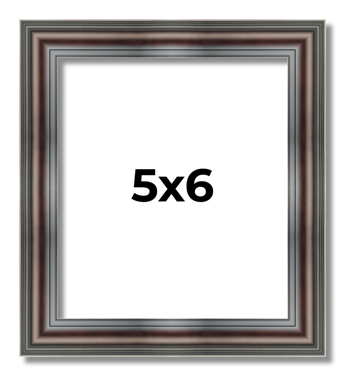 Photo Size Shadow Box 1.75" Deep Brown Frame - UV Acrylic, Backing, Hanging Hardware